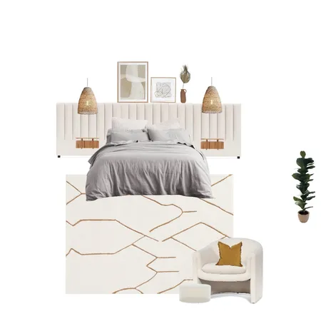 Drohan Master Bedroom Option #2 Interior Design Mood Board by modernminimalist on Style Sourcebook