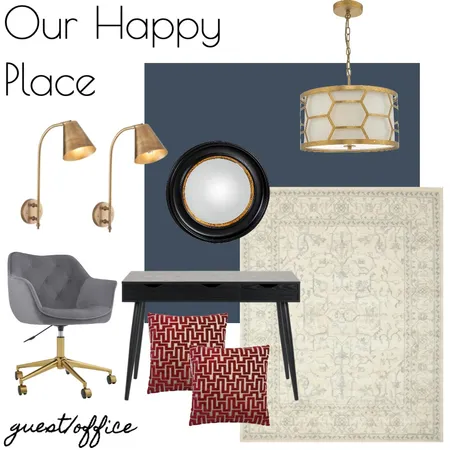 Our Happy Place - Guest/Office Interior Design Mood Board by RLInteriors on Style Sourcebook