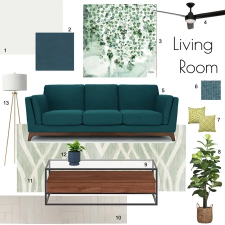 Living Room Interior Design Mood Board by fiammetta on Style Sourcebook