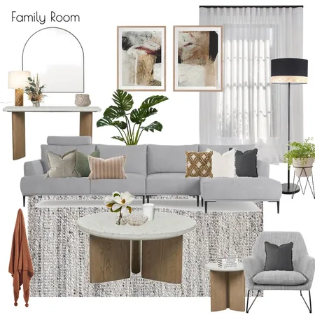 Family Room Interior Design Mood Board by Jackie Fyfe Interiors on Style Sourcebook