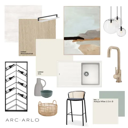 Honey&Cream Kitchen Interior Design Mood Board by Arc and Arlo on Style Sourcebook