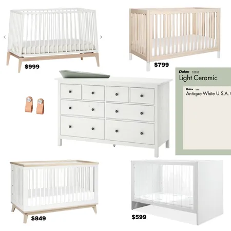 Nursery cot options #2 Interior Design Mood Board by jessica.m.cameron@hotmail.com on Style Sourcebook