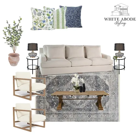 McVeigh - Living Room Black lamp Interior Design Mood Board by White Abode Styling on Style Sourcebook