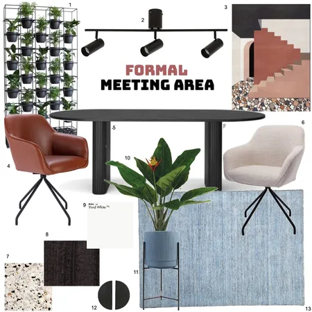 OFFICE DESIGN. FORMAL MEETING AREA Interior Design Mood Board by Mood Indigo Styling on Style Sourcebook