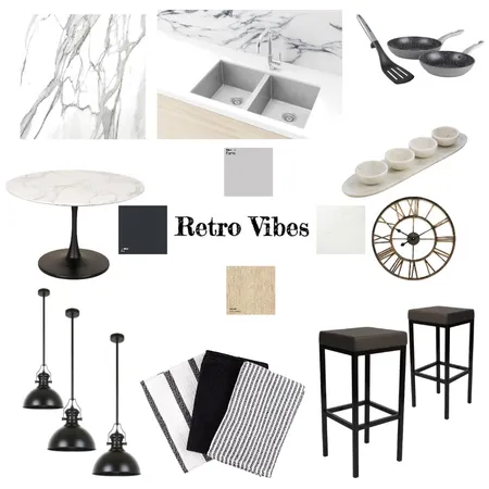 Retro Vibes Interior Design Mood Board by Anu_Sihra on Style Sourcebook