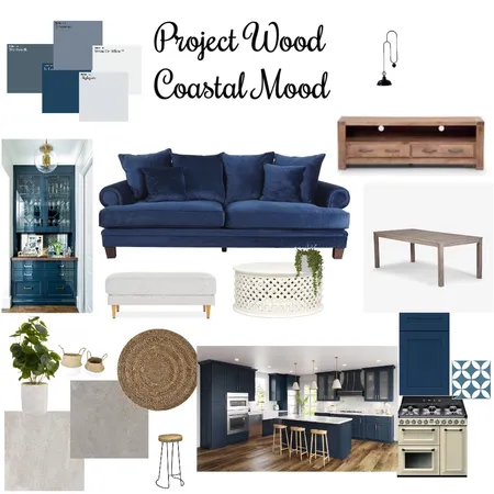 Wood Project-Coastal Mod Interior Design Mood Board by doflaherty on Style Sourcebook