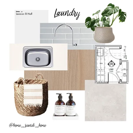 Laundry Interior Design Mood Board by @home_scandi_home on Style Sourcebook