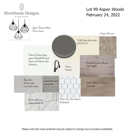 Lot 99 Interior Visual Board Interior Design Mood Board by Riverhouse Designs on Style Sourcebook