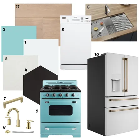 IDI Kitchen Sample Board Interior Design Mood Board by Elaina on Style Sourcebook