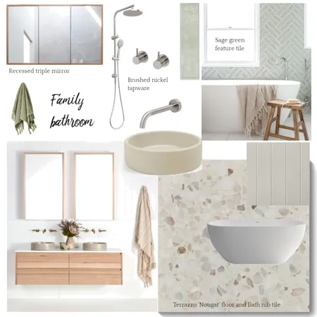 Family Bathroom Interior Design Mood Board by jayneclark on Style Sourcebook