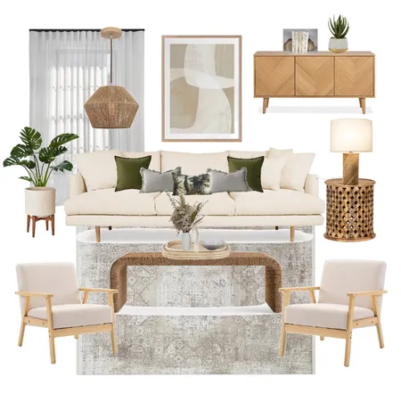 Neutral Living Interior Design Mood Board by J|A Designs on Style Sourcebook