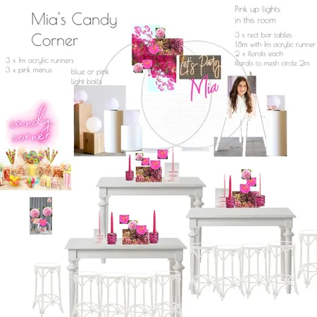 Mia's Candy Corner Interior Design Mood Board by Batya Bassin on Style Sourcebook