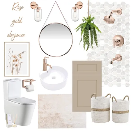 Rose Gold Elegance Interior Design Mood Board by Annalei Floriant on Style Sourcebook