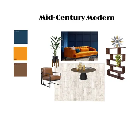 Mid century modern Interior Design Mood Board by studio.twentyfour on Style Sourcebook