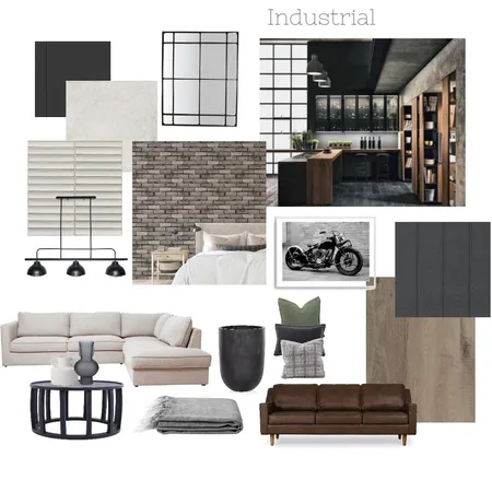 Industrial Interior Design Mood Board by Kennedy & Co Design Studio on Style Sourcebook