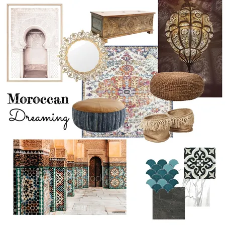 Moroccan Dreaming Interior Design Mood Board by sdwhitmire on Style Sourcebook