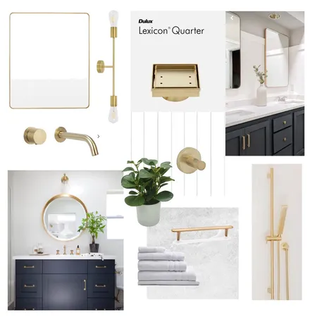 Steve ensuite - concept 5 Interior Design Mood Board by Olive House Designs on Style Sourcebook