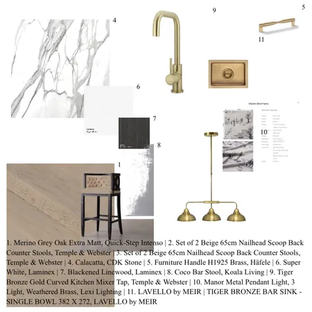 Mod 9 Kitchen Interior Design Mood Board by Danica Alexander on Style Sourcebook