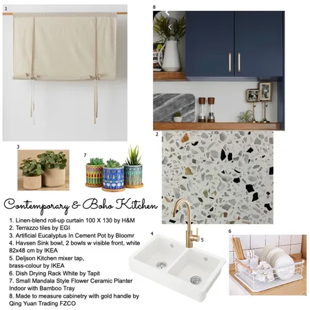 Kitchen Sample Board Interior Design Mood Board by eleonorelo on Style Sourcebook