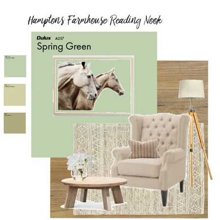 Hamptons Farmhouse Reading Nook #5 Interior Design Mood Board by Styled By Lorraine Dowdeswell on Style Sourcebook