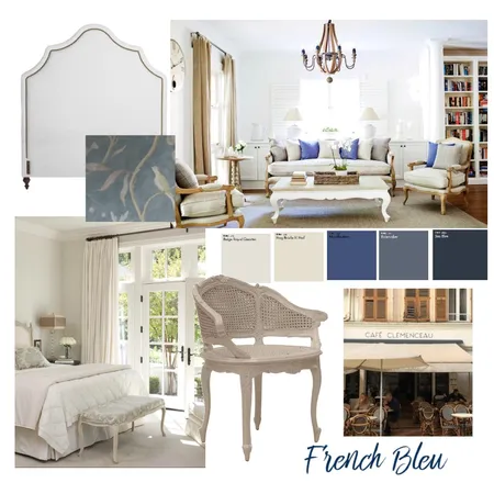 French Blue Interior Design Mood Board by rubywilson02 on Style Sourcebook