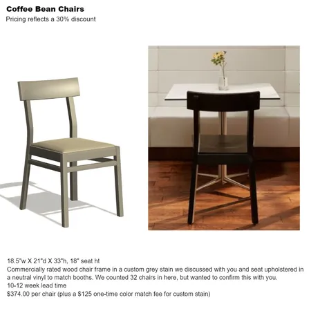 Coffee Bean chairs Interior Design Mood Board by Intelligent Designs on Style Sourcebook