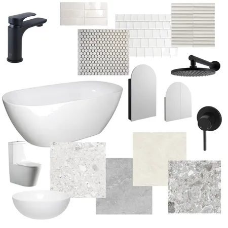 Main Bathroom Interior Design Mood Board by E on Style Sourcebook