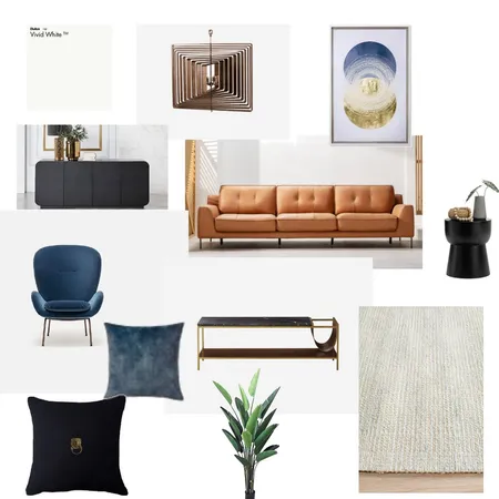 Tan Sofa Lounge Room Interior Design Mood Board by SILVAR2006 on Style Sourcebook