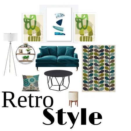 Retro Design Interior Design Mood Board by sandandstoneshomes on Style Sourcebook