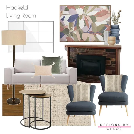 Hadfield Living Room Interior Design Mood Board by Designs by Chloe on Style Sourcebook