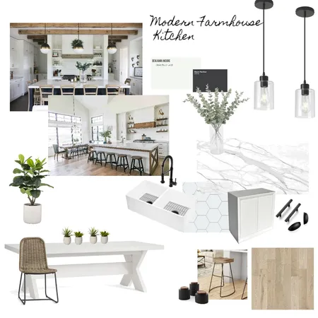 Modern Farmhouse Kitchen.2 Interior Design Mood Board by megbachly on Style Sourcebook