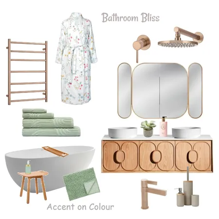 Bathroom Bliss Interior Design Mood Board by Accent on Colour on Style Sourcebook