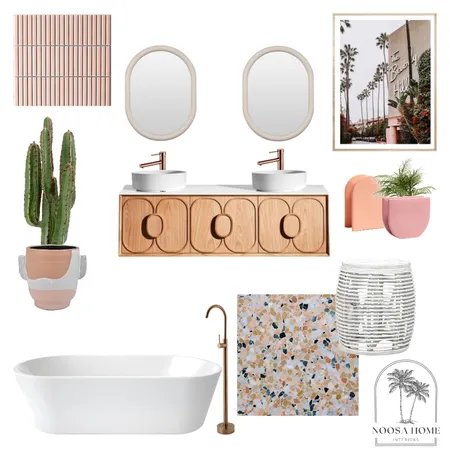 Peach & Pink Interior Design Mood Board by Noosa Home Interiors on Style Sourcebook