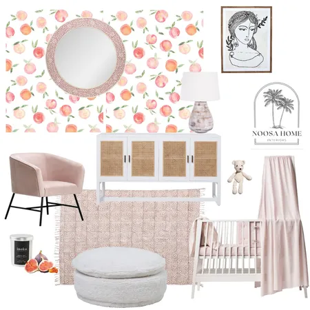 Peach and Pink Interior Design Mood Board by TCH Interiors on Style Sourcebook