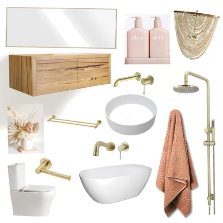 Main bathroom Interior Design Mood Board by Indiahhyde on Style Sourcebook