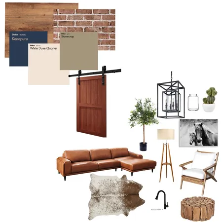 Rustic Interior Design Mood Board by e.l on Style Sourcebook