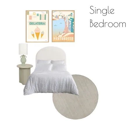 Single Bedroom Interior Design Mood Board by Insta-Styled on Style Sourcebook