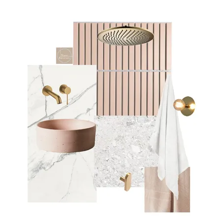 Bathroom material board Interior Design Mood Board by Masie Interiors on Style Sourcebook