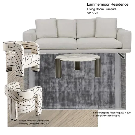 Lammermoor Living Room V2 & V3 Interior Design Mood Board by Helen Sheppard on Style Sourcebook