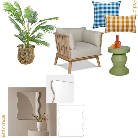 Hyaesil Bedroom Outdoor Entrance - Option 1 Interior Design Mood Board by bronteskaines on Style Sourcebook