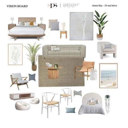 vision board Alana Hay Interior Design Mood Board by Tylersurfcoastpropertystylist on Style Sourcebook