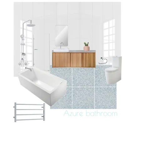 Azure bathroom Interior Design Mood Board by Sole Interiors on Style Sourcebook