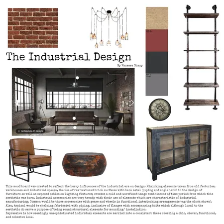 Industrial Interior Design Mood Board by VFGInteriors on Style Sourcebook