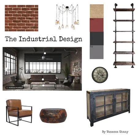 Industrial Interior Design Mood Board by VFGInteriors on Style Sourcebook