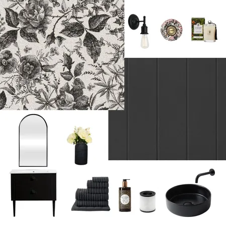 Powder Room Interior Design Mood Board by Priya Trehan on Style Sourcebook