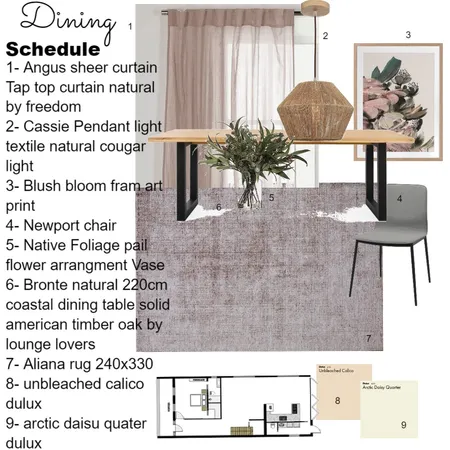 dining Interior Design Mood Board by Alia on Style Sourcebook