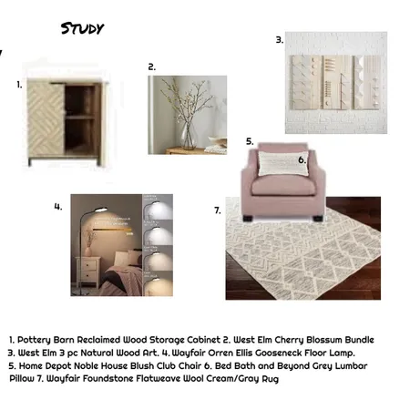 Module 12 Sample Board - Study Interior Design Mood Board by sandyfnorman@gmail.com on Style Sourcebook