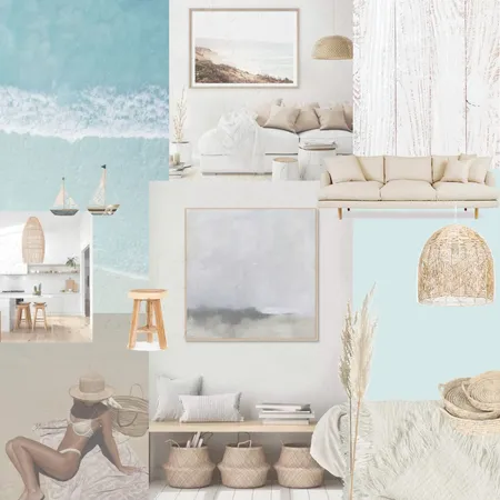 Coastal Interior Design Mood Board by Kate Hackett on Style Sourcebook