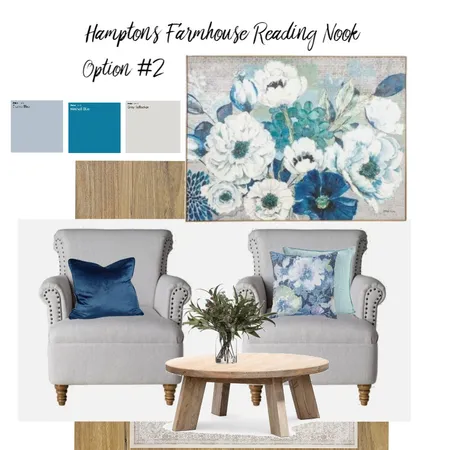 Hamptons Farmhouse Reading Nook #5 Interior Design Mood Board by Styled By Lorraine Dowdeswell on Style Sourcebook