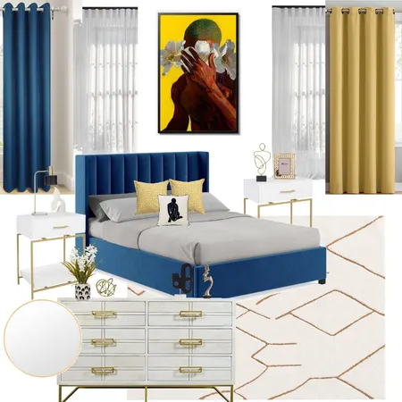 Kassie Bedroom Interior Design Mood Board by jmpereira on Style Sourcebook